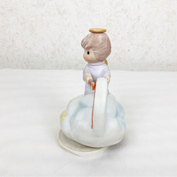 Vintage Zayre Corp Taiwan Hark The Harold Angels Sing Rotating Music Box Rainbow - Picture 4 of 11